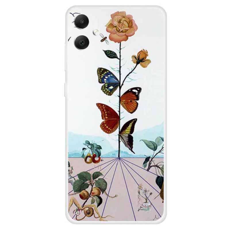 Coque Samsung Galaxy A05 Motif Papillons et Fleur