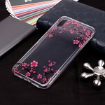 iPhone Xs Plum Tree Flowers Case