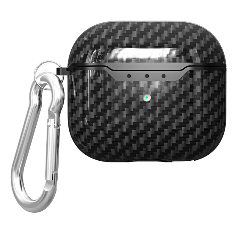 AirPods 4 Flexibelt fodral i silikon och kolfiber