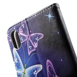 Fodral iPhone XS Smart Butterfly Coloured