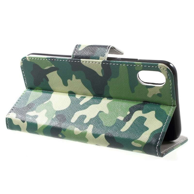 iPhone XR militärt kamouflagefodral