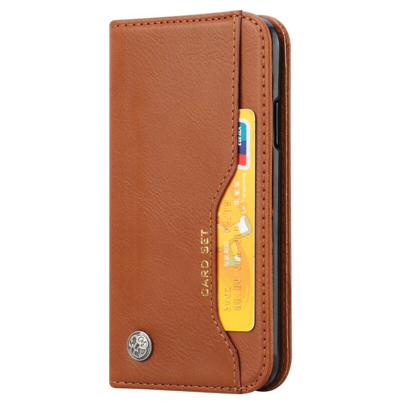 Flip Cover iPhone XS Max läderette kortfodral Flip Cover iPhone XS Max läderette kortfodral