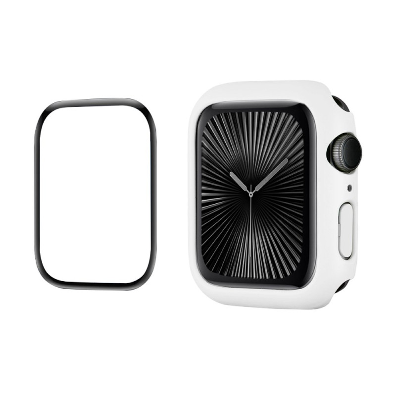 Fodral i härdat glas med skärmskydd för Apple Watch Series 10 46mm