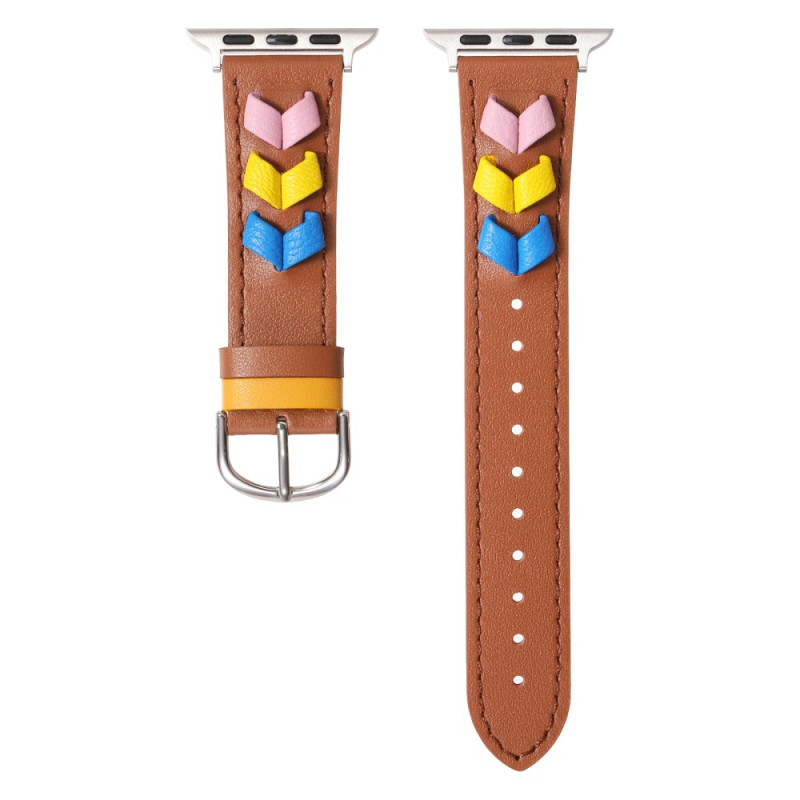 Apple Watch Band Serie 46mm till 42mm / SE / Ultra 49mm Läder