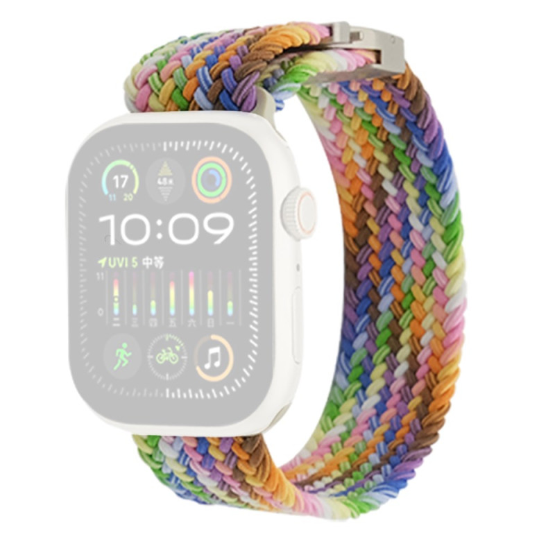 Apple Watch Band Serie 46mm till 42mm / SE / Ultra 49mm Elastisk vävd