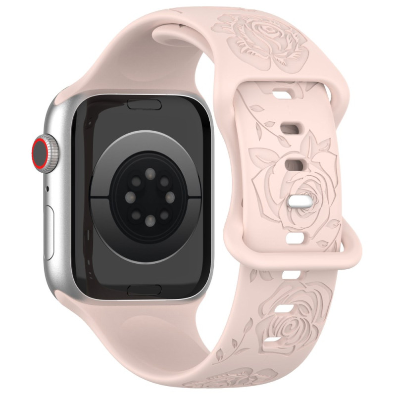 Apple Watch Band Serie 46mm till 42mm / SE / Ultra 49mm Blommigt tryck