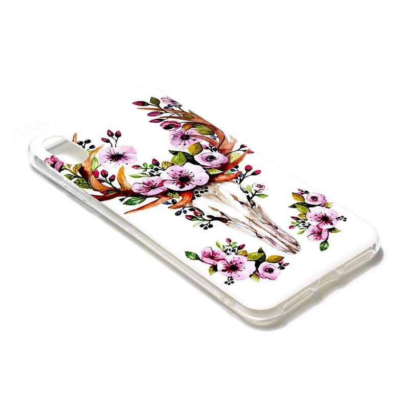 iPhone XR-fodral Wapiti Floral Fluorescent