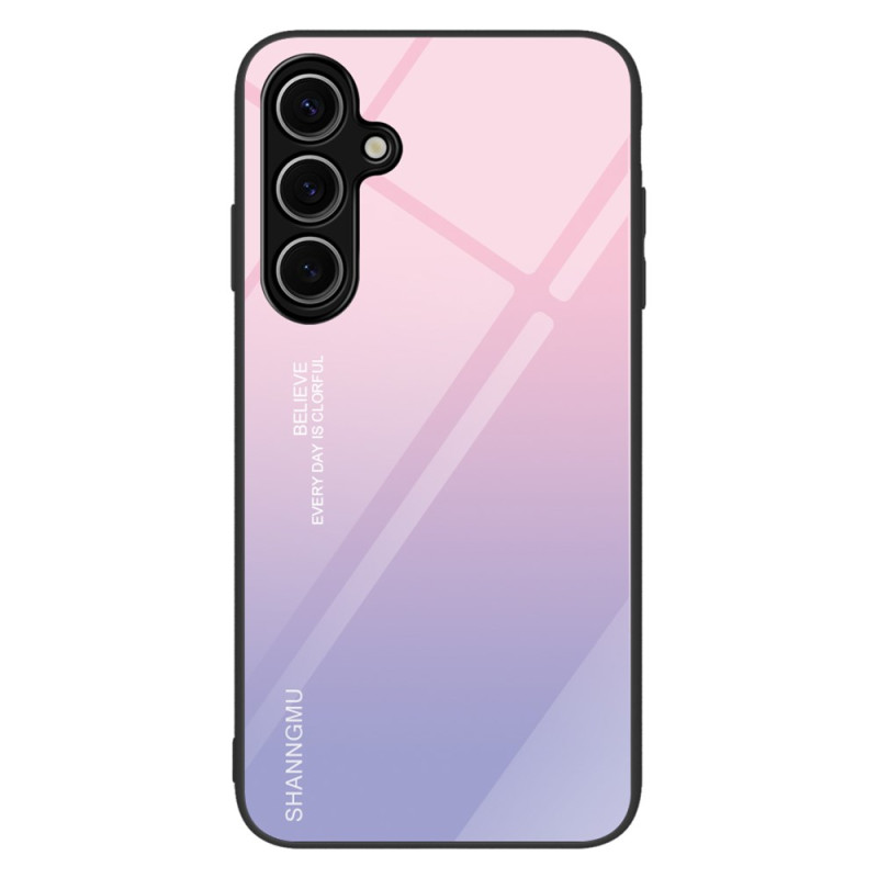 Samsung Galaxy S25 Plus 5G Skydd Gradient härdat glas Rosa Violett