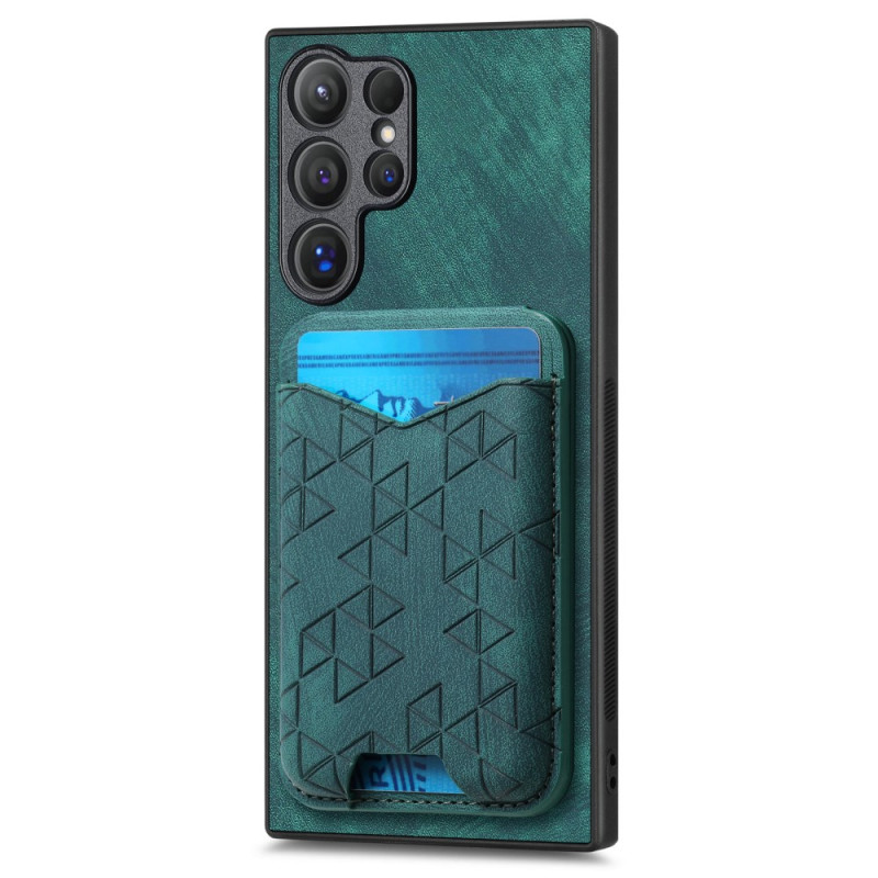 Samsung Galaxy S25 Ultra Fodral Korthållare och stativ med tryckt motiv