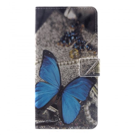 Fodral Huawei Mate 20 Pro Butterfly Blue