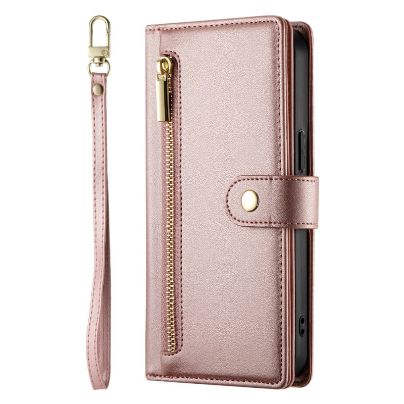 Housse Samsung Galaxy A26 5G poche zippée avec Lanière et Bandoulière