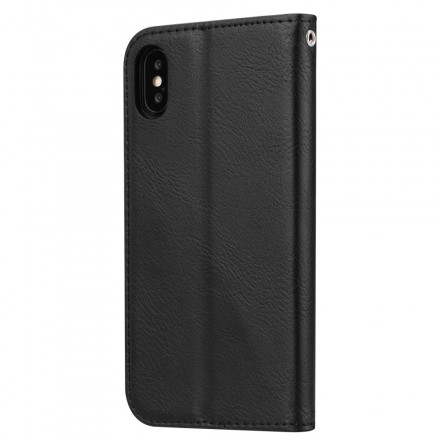 Flip Cover iPhone XS Leatherette Card Case
