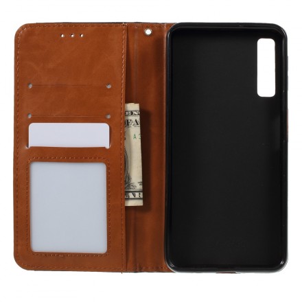 Flip Cover Samsung Galaxy A7 Leatherette Card Case