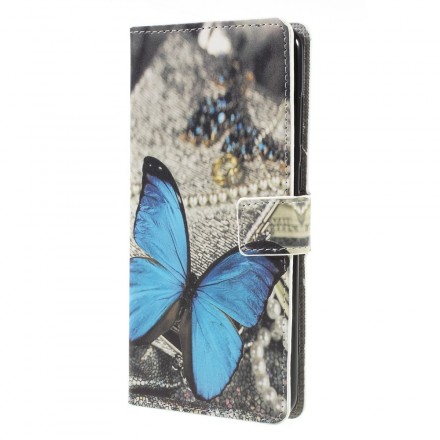 Samsung Galaxy A9 Butterfly SkalBlå