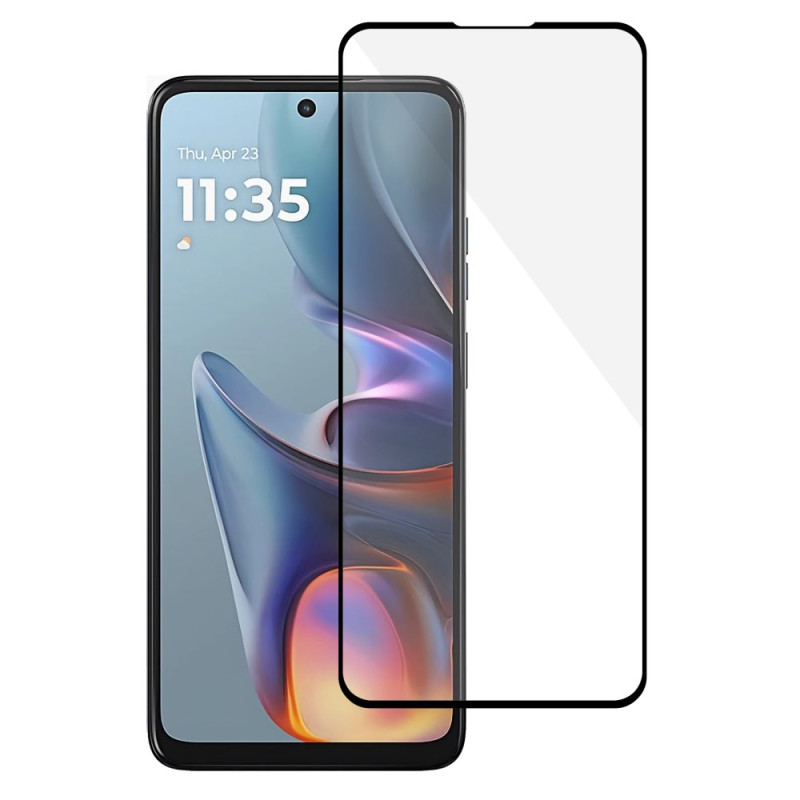 Integrerat skydd av härdat glas för Moto E15-skärm