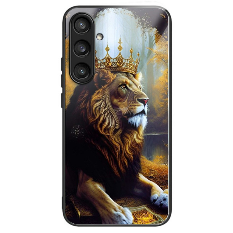 Coque Samsung Galaxy A16 4G / 5G Verre Trempé Couronne de Lion Doré