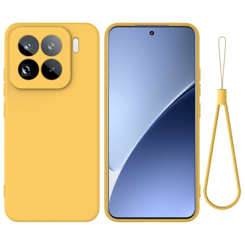 Coque Xiaomi 15 Pro Silicone Liquide à Lanière
