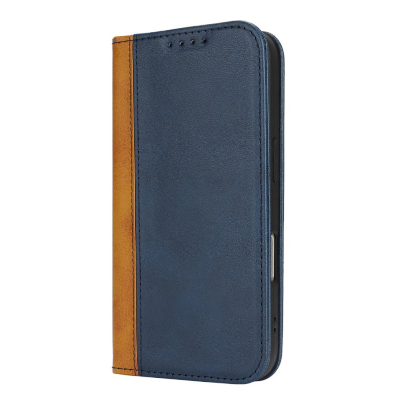 Flip Cover iPhone 16 Design Tvåfärgad