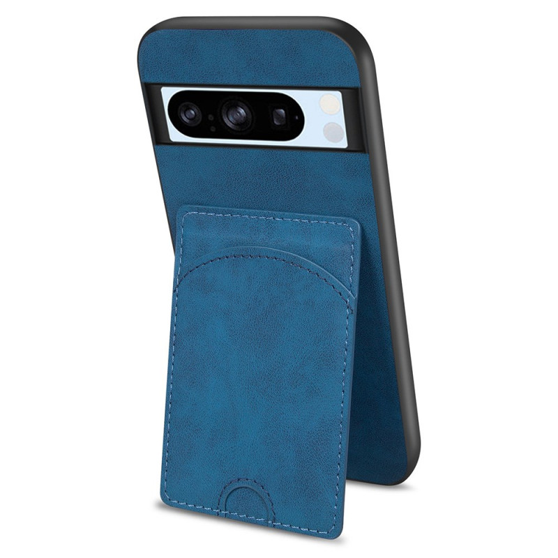 Coque Google Pixel 9A Effet Daim Support et Porte-Cartes