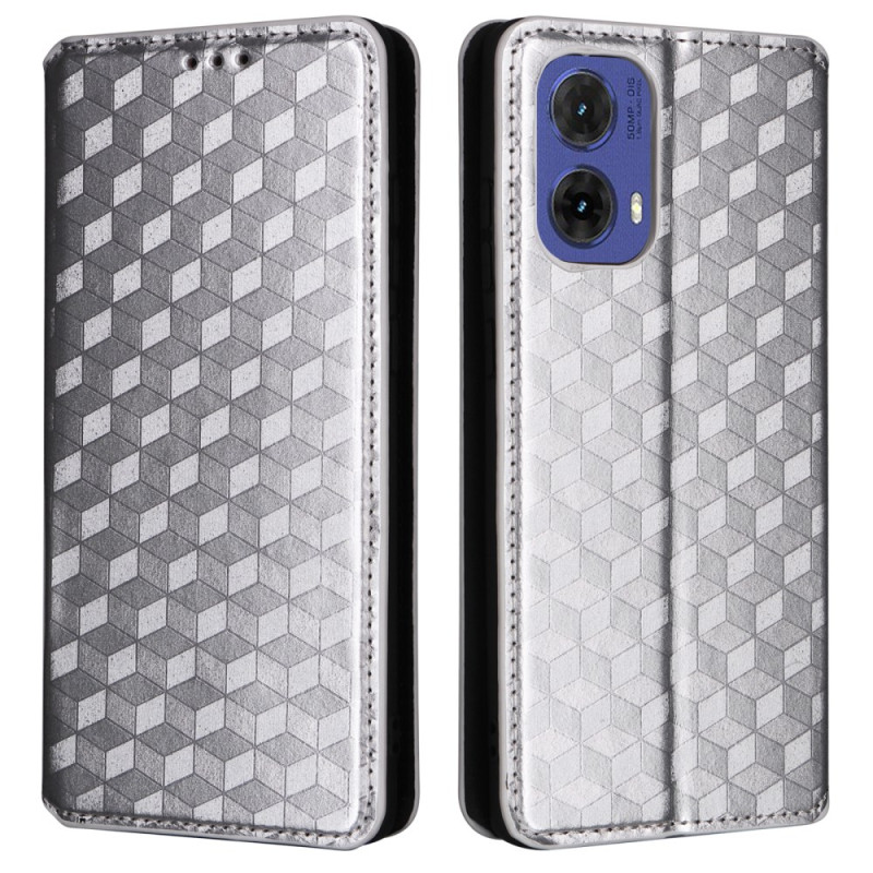 Flip Cover Moto G85 5G 3D Losanges