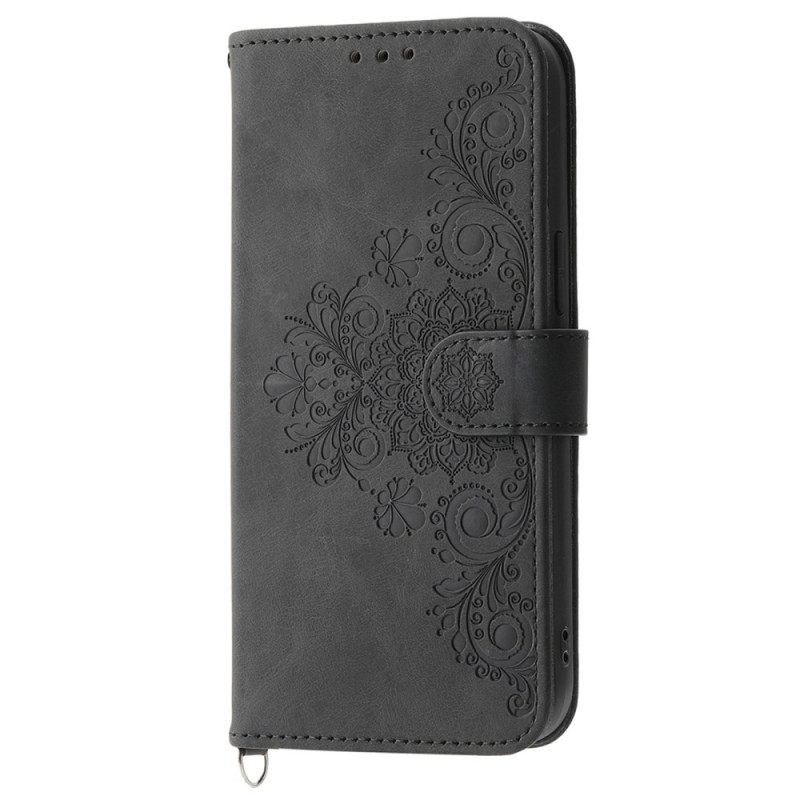 Fodral till iPhone 16E Floral Lace med nyckelband