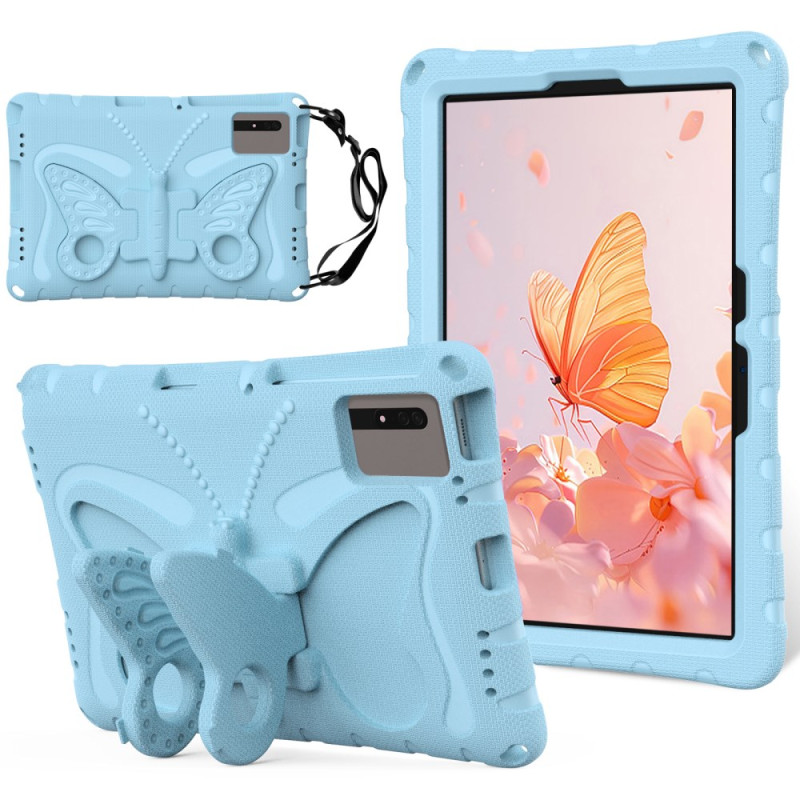 Huawei MatePad SE 11 Fodral Butterfly-stöd och axelrem