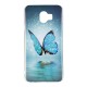 Samsung Galaxy J6 Butterfly fodral Blå Fluorescent