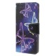 Samsung Galaxy A9 fodral Fjärilar och blommor