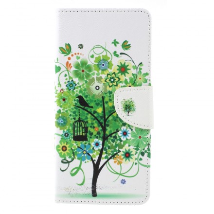 Fodral Samsung Galaxy J6 Plus blomma träd