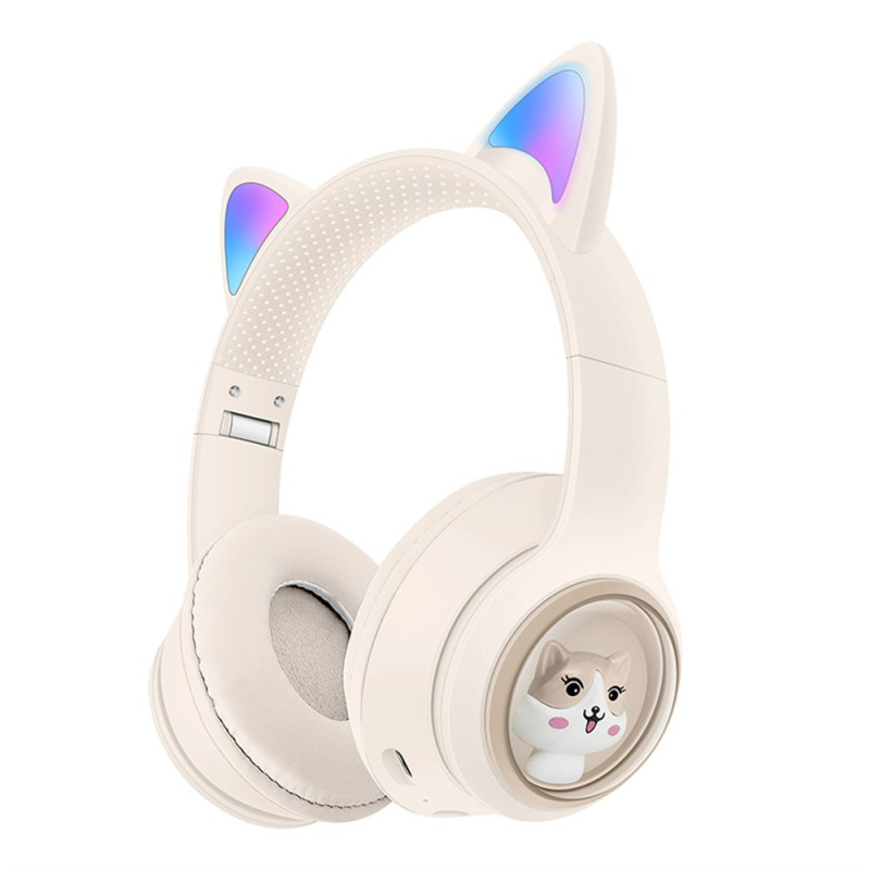 Bluetooth Audio Headset för barn med kattöron