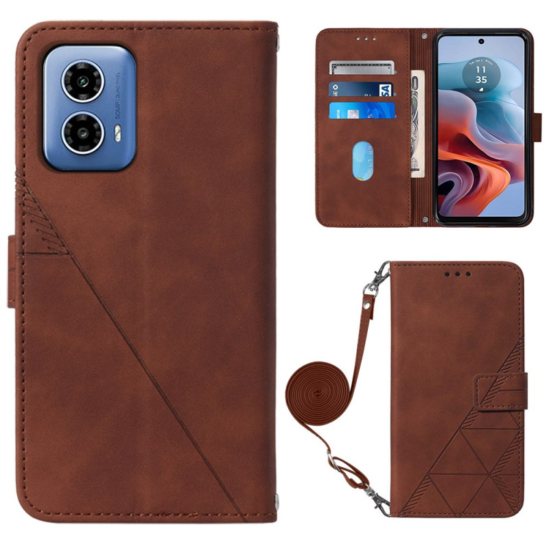 Moto G45 5G / G34 5G Trianglar bärväska