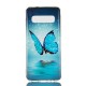 Samsung Galaxy S10 Butterfly SkalBlå Fluorescent