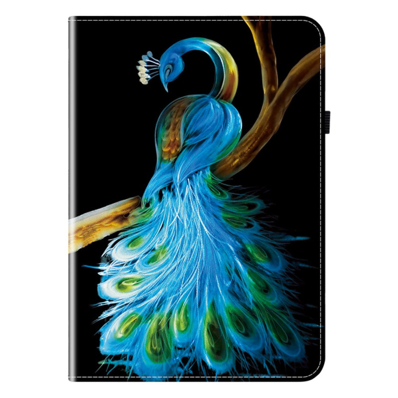 Samsung Galaxy Tab S10 Plus / S9 FE Plus / S9 Plus Fodral Påfågelmönster