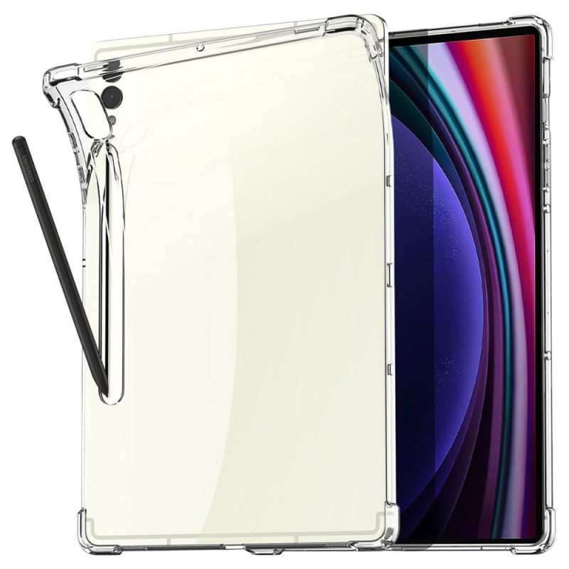 Samsung Galaxy Tab S10 Plus Clear Fodral med Stylushållare