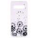 Samsung Galaxy S10 Plus genomskinligt fodral Black Dandelion
