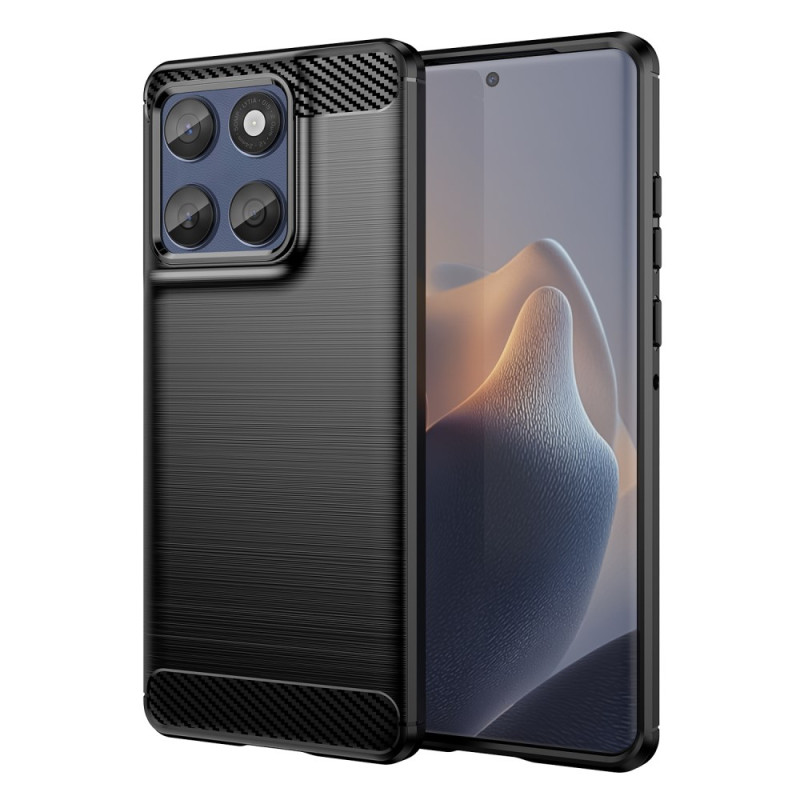 Coque Motorola Edge 60 / 60 Fusion Fibre Carbone Brossée