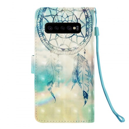 Samsung Galaxy S10 Plus fodral för vattenfärg Dreamcatcher