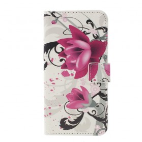 Samsung Galaxy S10 Plus fodral Fjärilar och blommor