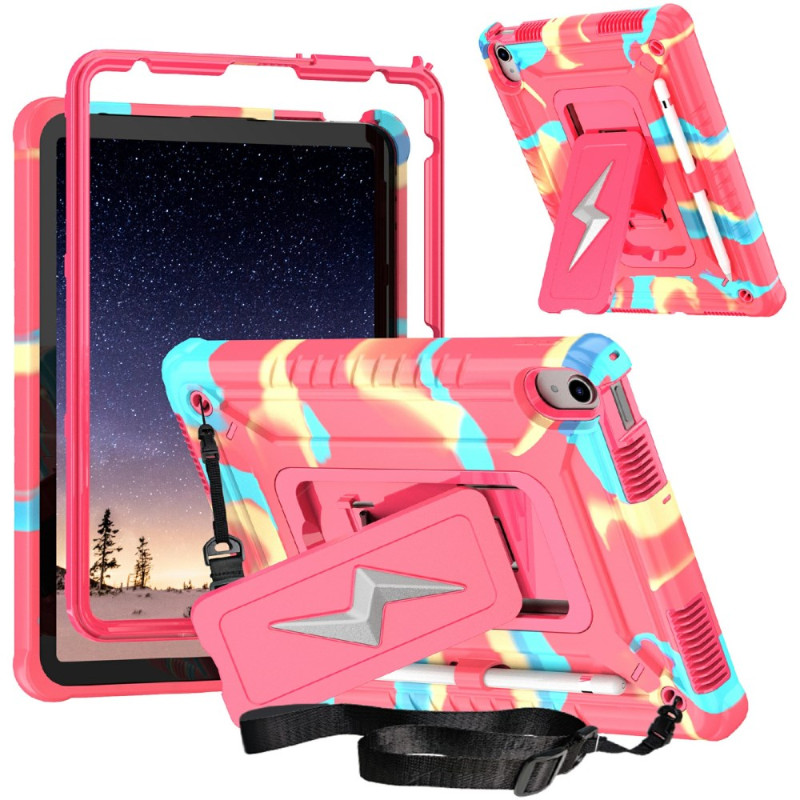iPad (2025) / 10.9 (2022) Trippelt skyddsfodral med axelrem