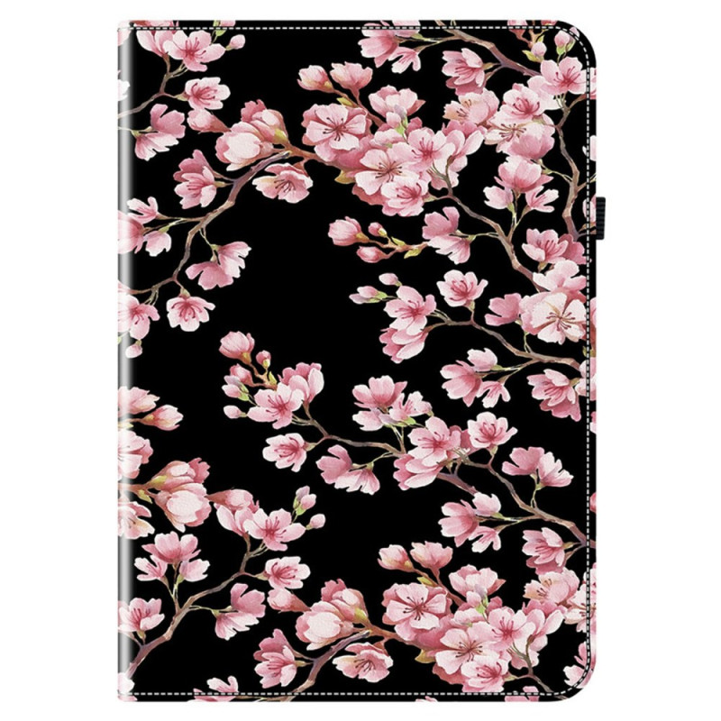 Samsung Galaxy Tab S10 FE Plus Plommonblommigt fodral