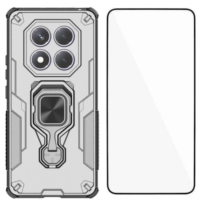 Xiaomi Redmi Note 14 Pro 4G ultraresistent fodral med stativ och skärmskydd