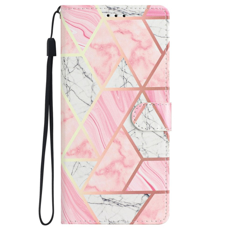 Fodral Oppo A60 4G Marmorrosa