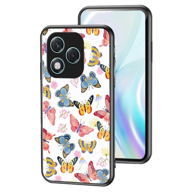 Honor 400 Lite Hölje av härdat glas Fjärilar