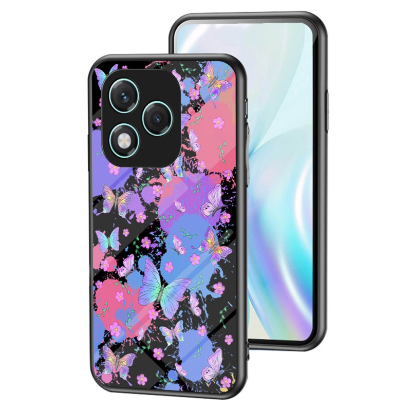Honor 400 Lite Hölje av härdat glas Fjärilar