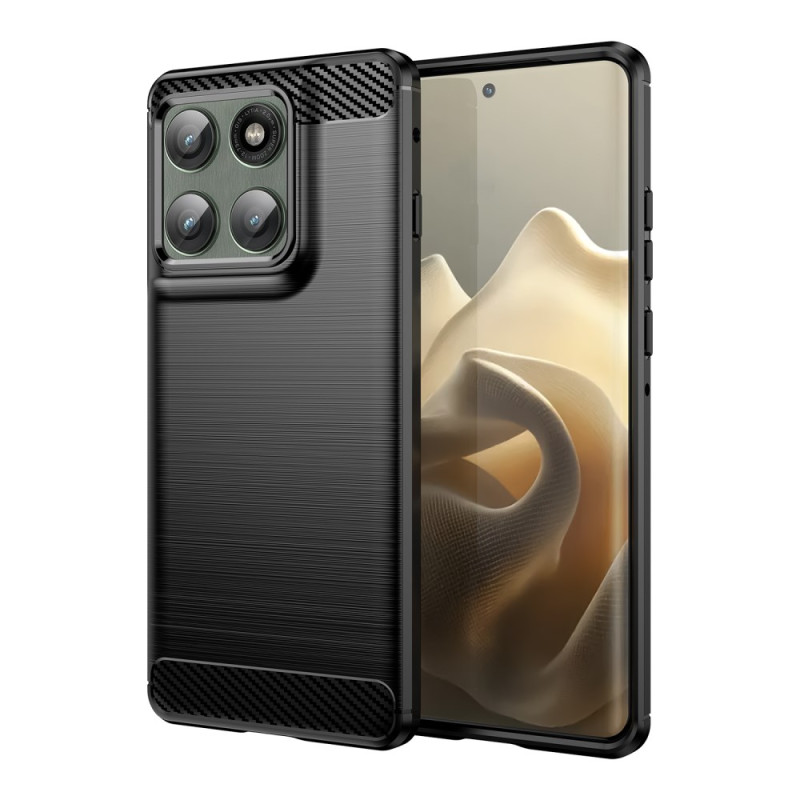Motorola Edge 60 Pro Fodral i borstad kolfiber