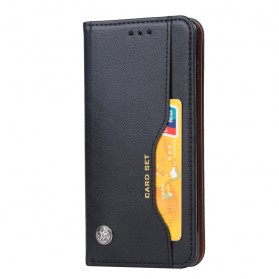 Flip Cover Samsung Galaxy S10 Plus Läderkonfektion Kortfodral