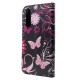 Fodral Huawei P30 Fjärilar och blommor