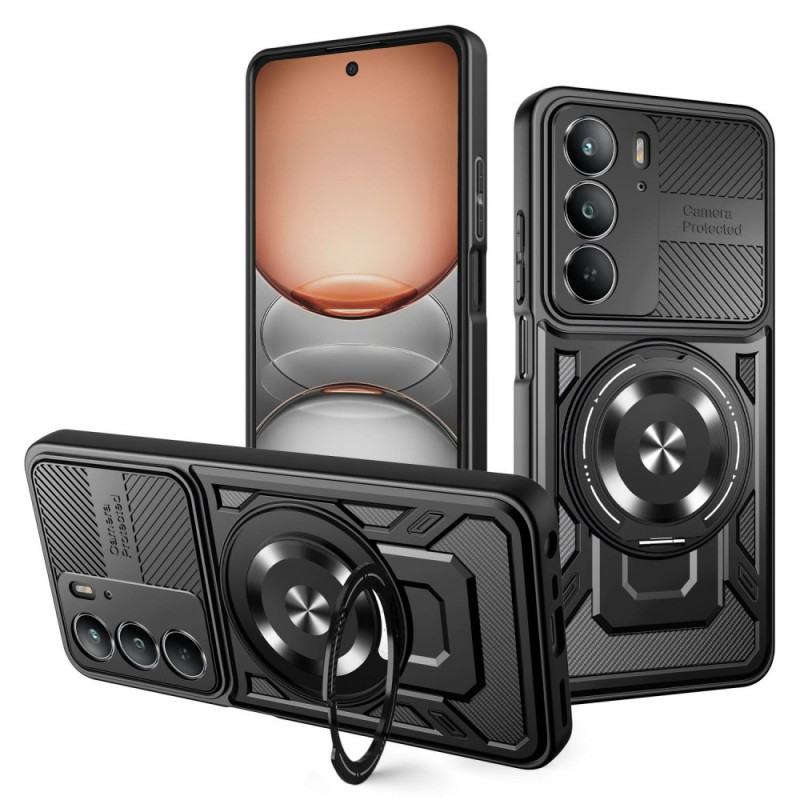 Realme 14X 5G Magnetiskt fodral med roterande stöd