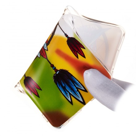 Huawei P30 Dreamcatcher Cover Owl Fluorescent