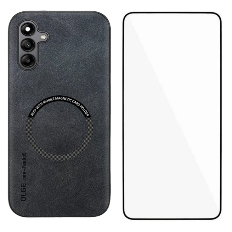Samsung Galaxy A05s Magnetiskt fodral med skärmskydd
